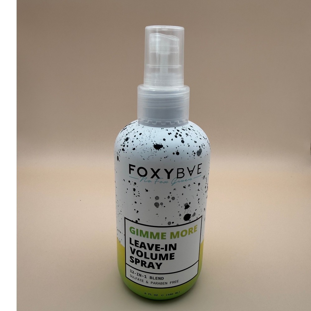 FoxyBae Gimme More Leave-In Conditioner Spray 8oz 12-in-1 Sulfate Free NIB